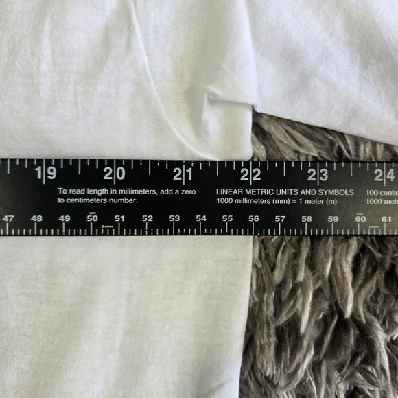 Vintage 1989 Hanes Fifty-Fifty I Survived The Heat Fashion Mall T-Shirt XL White - Picture 6 of 9